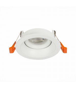 ST208.508.01 Св-к встр. Мат. белый GU10 1*50W D94xH40 220V Без ламп MISURA-foto2