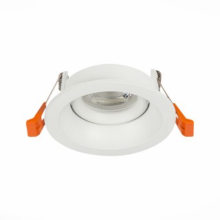 ST208.508.01 Св-к встр. Мат. белый GU10 1*50W  D94xH40 220V Без ламп MISURA-foto2