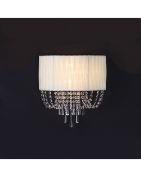 SL892.501.03 Бра ST-Luce Хром/Слоновая кость, Прозрачный E14 3*40W REPRESENTA-foto2