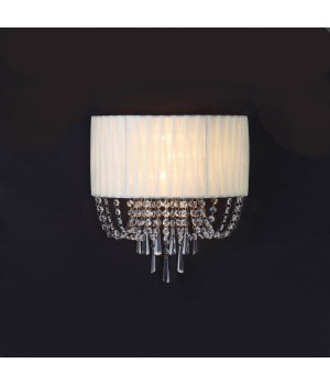 SL892.501.03 Бра ST-Luce Хром/Слоновая кость, Прозрачный E14 3*40W REPRESENTA-foto2