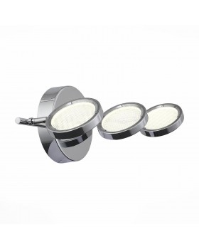 SL576.101.03 Светильник настенно-потолочный ST-Luce Хром/Хром, Прозрачный LED 3*5W 4000K GRUPPO-foto3