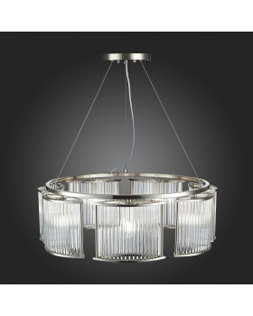 SL1627.103.07 Люстра подвесная ST-Luce Хром/Прозрачный E14 7*40W Velletri-foto3