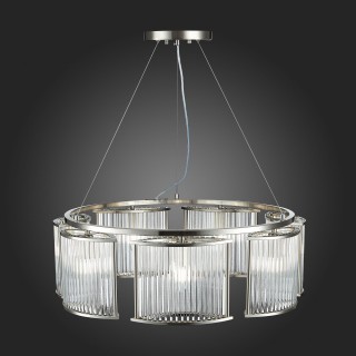 SL1627.103.07 Люстра подвесная ST-Luce Хром/Прозрачный E14 7*40W Velletri-foto3