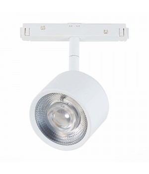 ST353.536.06 Магнитный трековый светильник белый LED 1*6W 3000K 560Lm Ra>80 36° IP20 L120xW81xH138 48V VEDO-foto3