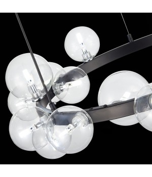 SL1165.402.15 Светильник подвесной ST-Luce Черный/Прозрачный G4 15*5W NECTON-foto6