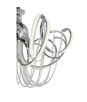 SL959.103.08 Люстра подвесная ST-Luce Хром/Белый LED 8*8W 4000K TRAVASO-foto3