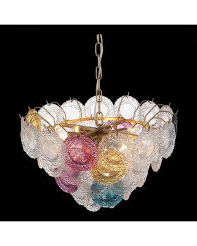 SL420.203.11 Люстра подвесная ST-Luce Золотистый/Разноцветный E14 11*40W CONELI-foto8