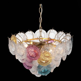 SL420.203.11 Люстра подвесная ST-Luce Золотистый/Разноцветный E14 11*40W CONELI-foto8