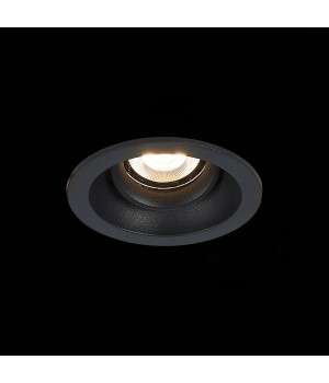 ST208.408.01 Св-к встр. Мат. черный GU10 1*50W D94xH40 220V Без ламп MISURA-foto6
