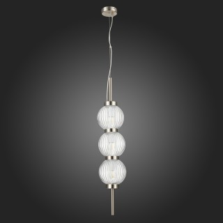 SL1155.103.03 Светильник подвесной ST-Luce Никель/Прозрачный E14 3*40W MARENA-foto7