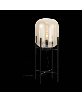 SL1050.515.01 Торшер ST-Luce Черный/Коньячный E27 1*40W (из 2-х коробок) BURASCA-foto4