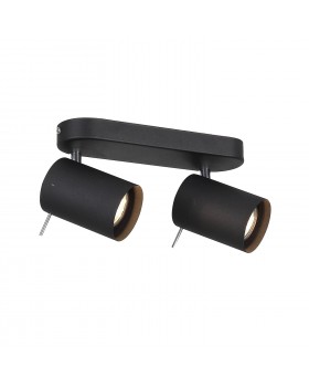 SL597.401.02 Спот ST-Luce Черный, Хром/Черный GU10 LED 2*3W FANALE-foto2