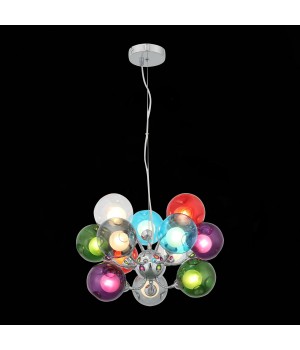 SL431.153.12 Люстра подвесная ST-Luce Хром/Разноцветный, Белый G9 12*5W DUALITA-foto6