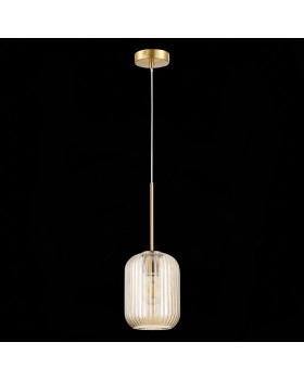 SL1154.333.01 Подвес ST-Luce Латунь/Коньячный E27 1*60W GRAN-foto4