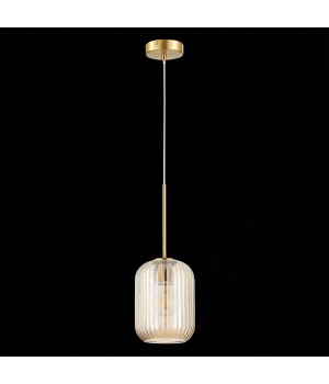 SL1154.333.01 Подвес ST-Luce Латунь/Коньячный E27 1*60W GRAN-foto4