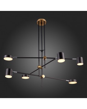 SL1604.432.06 Светильник потолочный ST-Luce Черный, Латунь/Черный LED 6*5W 3000K RODRIGO-foto6