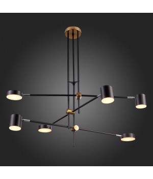 SL1604.432.06 Светильник потолочный ST-Luce Черный, Латунь/Черный LED 6*5W 3000K RODRIGO-foto6