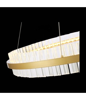 SL383.223.01 Светильник подвесной ST-Luce Матовое золото/Прозрачный LED 1*60W 3000K CHERIO-foto4