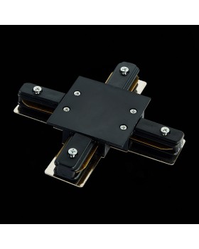 ST013.449.00 Коннектор X-образный для однофазного встраиваемого шинопровода ST-Luce Черный ST013-foto2