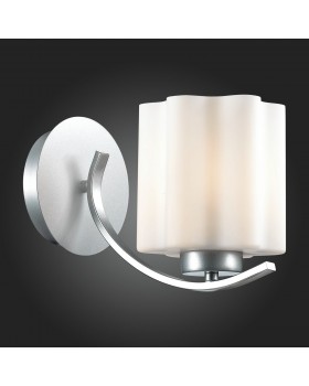 SL116.501.01 Бра ST-Luce Серебристый/Белый E27 1*60W ONDE-foto3