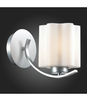 SL116.501.01 Бра ST-Luce Серебристый/Белый E27 1*60W ONDE-foto3