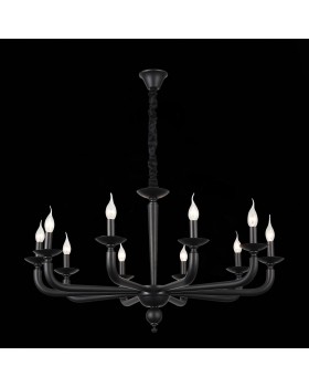 SL1114.403.10 Люстра подвесная ST-Luce Черный E14 10*40W FORTEZA-foto9