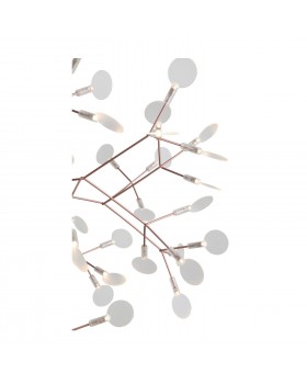 SL379.203.63 Люстра подвесная ST-Luce Медный/Белый LED 63*0,5W 3500K RAFINA-foto3