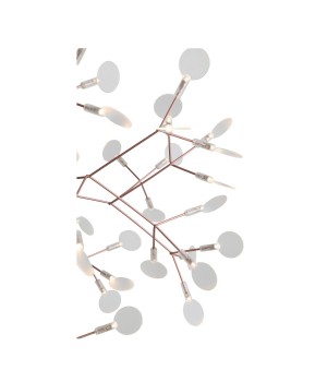 SL379.203.63 Люстра подвесная ST-Luce Медный/Белый LED 63*0,5W 3500K RAFINA-foto3