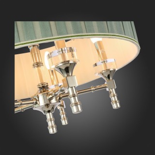 SL1121.103.05 Светильник подвесной ST-Luce Никель/Оливковый E14 5*40W OLEO-foto9