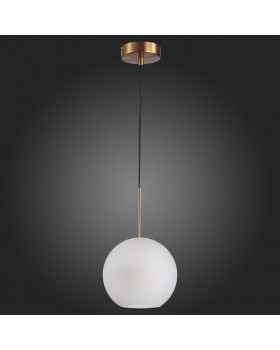 SL1133.533.01 Светильник подвесной ST-Luce Латунь/Белый E27 1*40W BOPONE-foto6