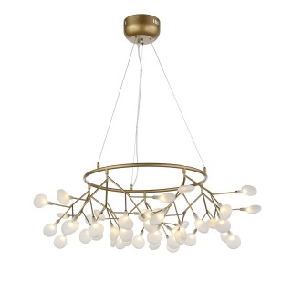 SL411.253.45 Люстра подвесная ST-Luce Золотистый/Белый G4 45*1,5W RICCARDO-foto2