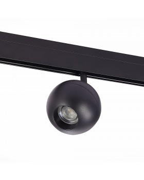 ST354.436.12 Магнитный трековый светильник Черный LED 1*12W 3000K 680Lm Ra>80 36° IP20 L120xW100xH195 48V BOLE-foto2