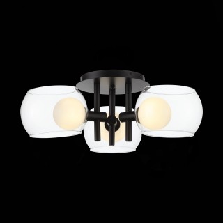 SL1483.402.03 Светильник потолочный ST-Luce Черный/Прозрачный, Белый G9 3*5W ELLETO-foto10