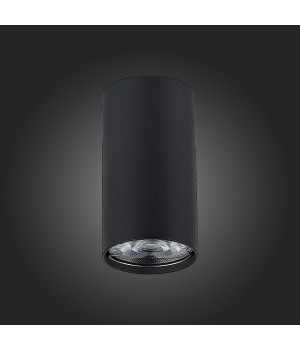 ST110.407.01 Светильник потолочный Мат. черный GU10 1*50W D54xH100 220V Без ламп SIMPLUS-foto6