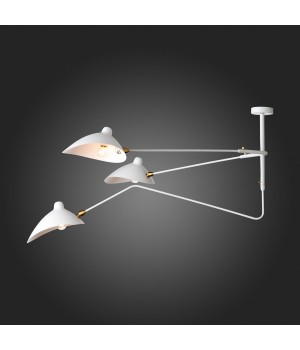 SL305.502.03 Люстра потолочная ST-Luce Белый/Белый E27 3*60W SPRUZZO-foto6