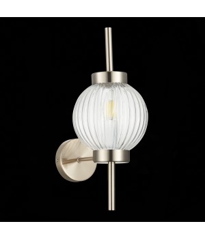 SL1155.101.01 Светильник настенный ST-Luce Никель/Прозрачный E14 1*40W MARENA-foto4