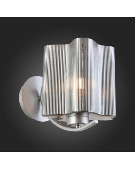 SL117.701.01 Бра ST-Luce Серебристый/Дымчатый E27 1*60W ONDE-foto5