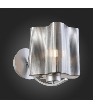 SL117.701.01 Бра ST-Luce Серебристый/Дымчатый E27 1*60W ONDE-foto5