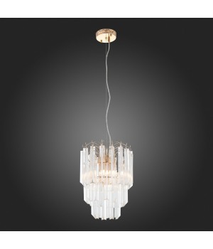 SL386.203.05 Люстра подвесная ST-Luce Золотистый/Золотистый, Прозрачный G9 5*5W OSOLETO-foto7
