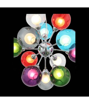 SL431.153.12 Люстра подвесная ST-Luce Хром/Разноцветный, Белый G9 12*5W DUALITA-foto7