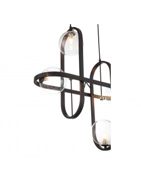 SL1201.403.04 Светильник подвесной ST-Luce Черный/Прозрачный G9 4*5W CIRCONO-foto11