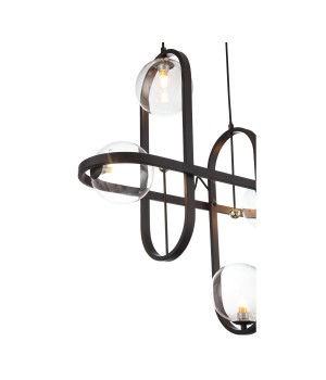 SL1201.403.04 Светильник подвесной ST-Luce Черный/Прозрачный G9 4*5W CIRCONO-foto11