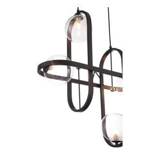 SL1201.403.04 Светильник подвесной ST-Luce Черный/Прозрачный G9 4*5W CIRCONO-foto11