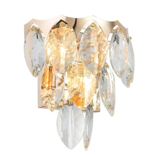 SL1223.201.03 Светильник настенный ST-Luce Золотистый/Прозрачный E14 3*40W TAMME-foto2