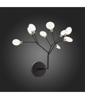 SL411.401.09 Бра ST-Luce Черный/Прозрачный G4 9*1,5W RICCARDO-foto7