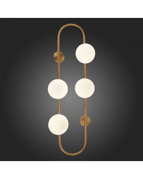 SL1149.301.04 Бра ST-Luce Латунь/Белый G9 4*5W VERA-foto5