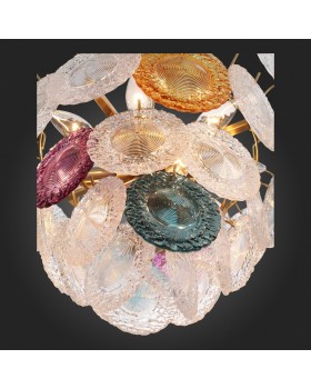 SL420.203.11 Люстра подвесная ST-Luce Золотистый/Разноцветный E14 11*40W CONELI-foto3