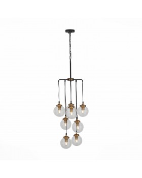 SL234.443.08 Люстра подвесная ST-Luce Черный, Золото/Прозрачный E27 8*40W VARIETA-foto2