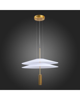 SL6101.203.01 Люстра подвесная ST-Luce Золотистый/Белый LED 1*10W 3000K Isola-foto8