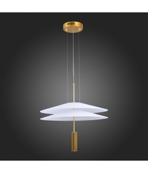 SL6101.203.01 Люстра подвесная ST-Luce Золотистый/Белый LED 1*10W 3000K Isola-foto8